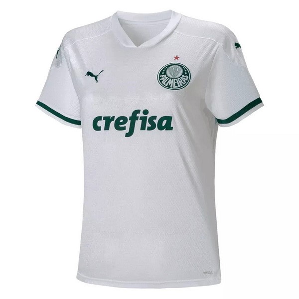 Tailandia Camiseta Palmeiras Segunda Mujer 2020-2021 Blanco